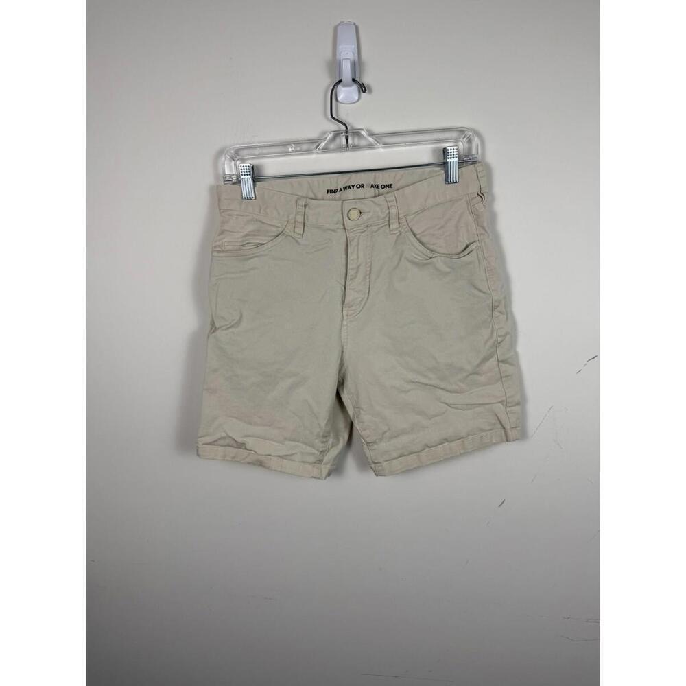 RHONE Basic Solid Stretch‎ Twill 8" Everyday Short Brown Mens 30 Khaki Chino
